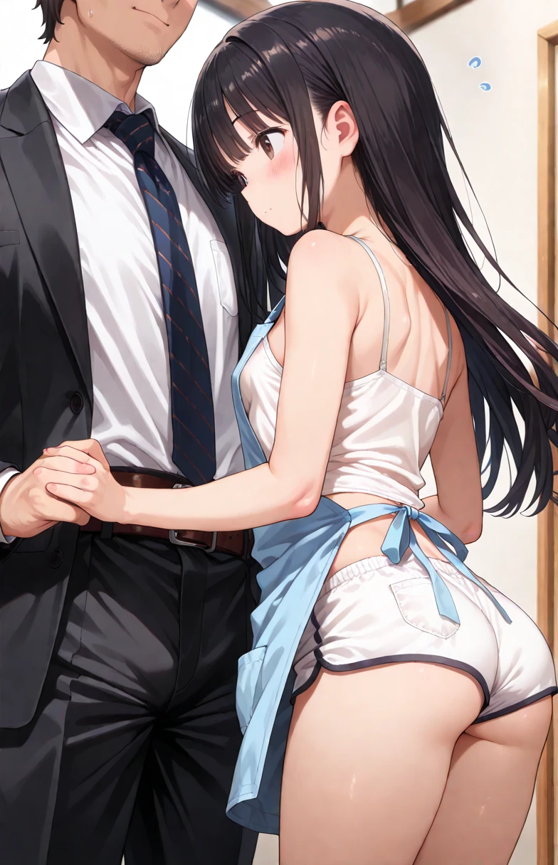 [GENERATED BY 7th anime XL-Pony A:100]
score_9, score_8, score_7_up, source_anime,
masterpiece, highres, ultra detailed, best quality, extremely detailed face, perfect lighting,
beautiful skin, shiny black hair, black long hair, blush, ears blush, 

1idol with idol costume, (1macho with business suits :1.4), (intercourse with a man), (suspended congress:1.4), (ass focus, ass grab, standing, hug, leg lock, breast press, straddling, arms around neck, lifting person), (closed eyes, open mouth,perfect anatomy, ((vaginal penetration, cum, pussy)), at dressing room, 