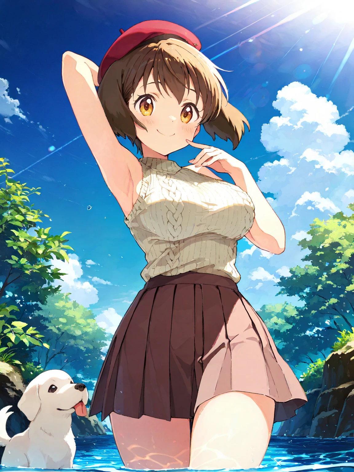 Hentai girl, up skirt, sexy