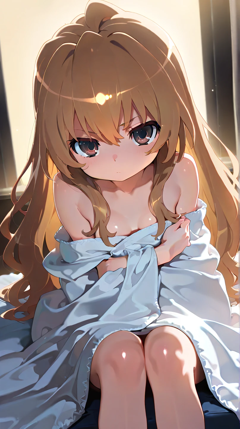 Looking up at a naked girl with her shirt off,((Small Bust)),(highest quality、4k、8k、High Resolution、masterpiece:1.2)、Super detailed、(Photorealistic:1.37)、Portrait、Sharp Focus、feminine、delicate、White skin、Subtle curves、Gentle expression、Soft lighting、Bright colors、Artistic atmosphere,