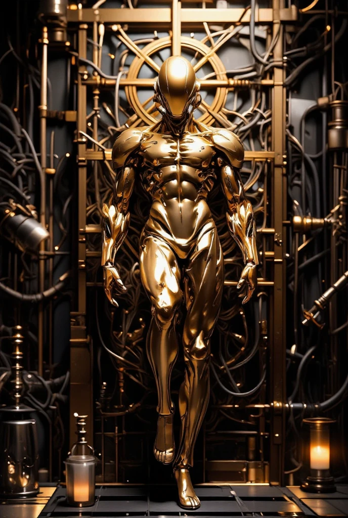 Sexy naked man , ( full body visual 1.5),with perfect ( penis 100.3), nsfw 1.5