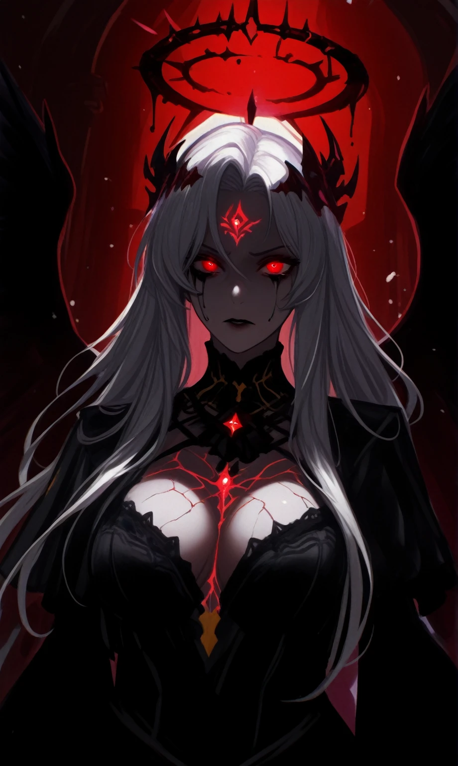 (dark skin), (demon horns), large breasts,
Immortal temptation takes over my mind
Condemned
Fallen weak on my knees, summon the strength
Of mayhem
I am the storm that is approaching
Provoking black clouds in isolation
I am reclaimer of my name
Born in flames, I have been blessed
My family crest is a demon of death
Forsakened, I am awakened
A phoenix's ash in dark divine
Descending misery
Destiny chasing time
Inherit the nightmare, surrounded by fate
Can't run away
Keep walking the line between the light
Led astray
Through vacant halls I won't surrend5r
The truth rev5aled in eyes of ember
We fight through fire and ice forever
Two souls once lost, and now they remember
I am the storm that is approaching
Provoking black clouds and isolation
I am reclaimer of my name
Born in flames, I have been blessed
My family crest is a demon of death
Forsakened, I am awakened
A phoenix's ash in dark divine
Descending misery
Destiny chasing time
Disappear into the night
Lost shadows left behind
Obsession's pulling me
Fading, I've come to take what's mine
Lurking in the shadows under veil of night
Constellations of blood pirouette
Dancing through the graves of those who stand at my feet
Dreams of the black throne I keep on repeat
A derelict of darkness, summoned from the ashes
The puppetmaster congregates all the masses
Pulling strings, twisting minds as blades hit
You want this power? Then come try and take it
Beyond the tree
Fire burns
Secret love
Bloodline yearns
Dark minds embrace
Crimson joy
Does your dim heart
Heal or destroy?
Bury the light deep within
Cast aside, there's no coming home
We're burning chaos in the wind
Drifting in the ocean all alone