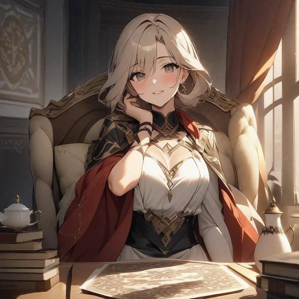 （Best image quality）,masterpiece,8k wallpaper,One Woman,22 years old,Europe,（（German folk costume））,(Blonde，Golden eyebrows)，(Glasses)，((Large Breasts)),Cleavage,((Brown Skin:1.4)),.On all fours,Looking up at the audience,Captivating smile，Pink Cheeks，The background is a German village,Natural soft light,frontage,70 degree angle of view