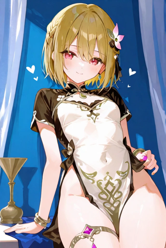 Girl, blonde, , lolita, Granblue Fantasy, Andira,NSFW,nude,flat chest,hot spring