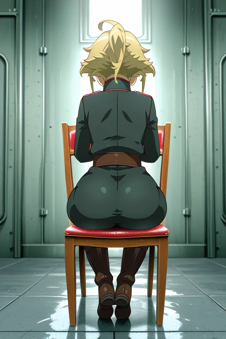 Seras victoria, laying down on table, hellsing ultimate, sex, ass, anal, anal sex