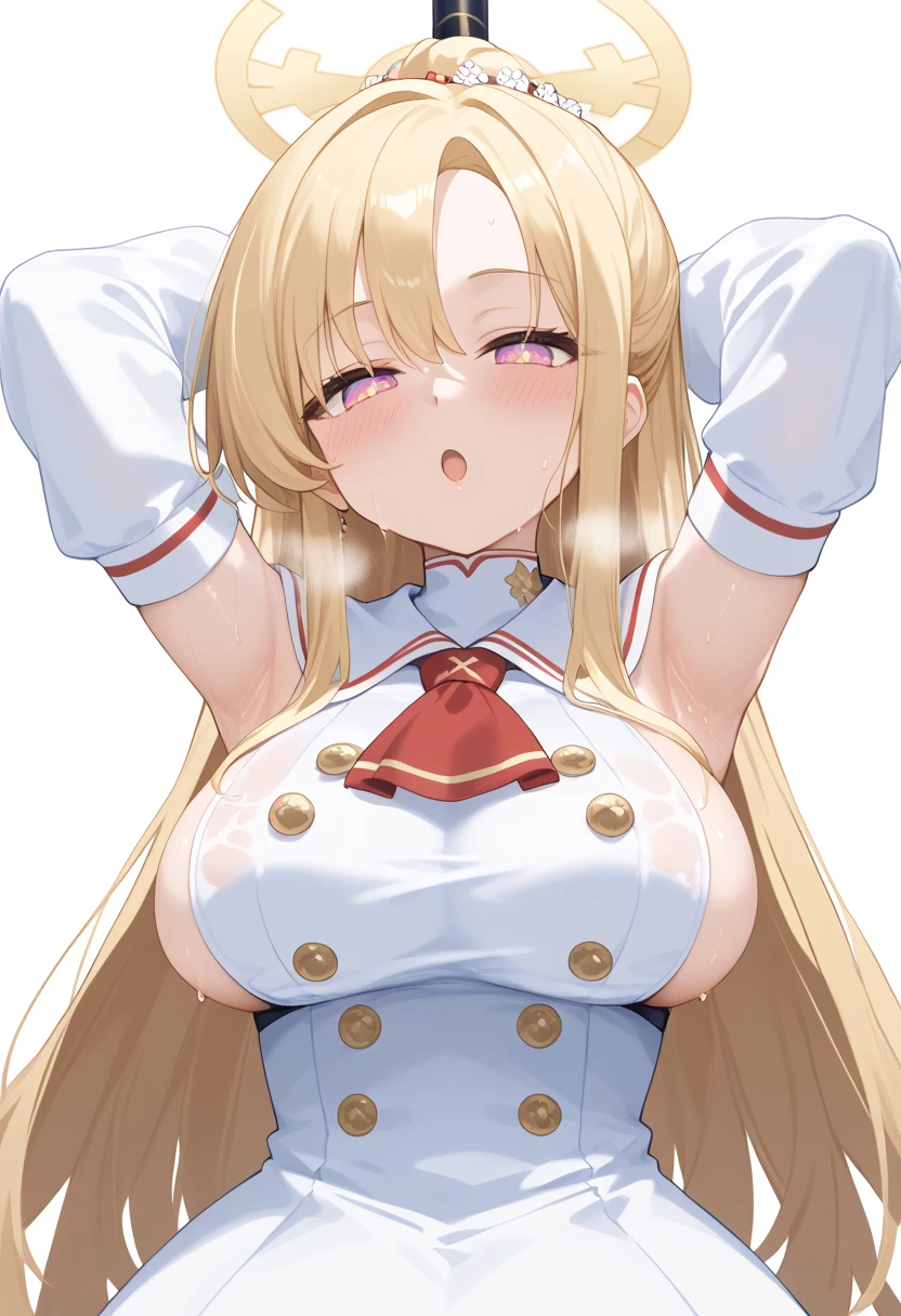 1girl, beautiful face, beautiful body, first rate female body, blush, medium big breasts, looking at viewer, lips, parted lips, tilt head, looking at viewer, spreading legs, nude, nipples,vagina, pussy, vaginal object insertion:1.2,mecha dildo, dildo on vagina, stationary_restraints, spreading arms, spreading legs, outstretched legs, outstretched arms, mature women, asuna, long hair, asuna yuki, nude, nipples, pussy