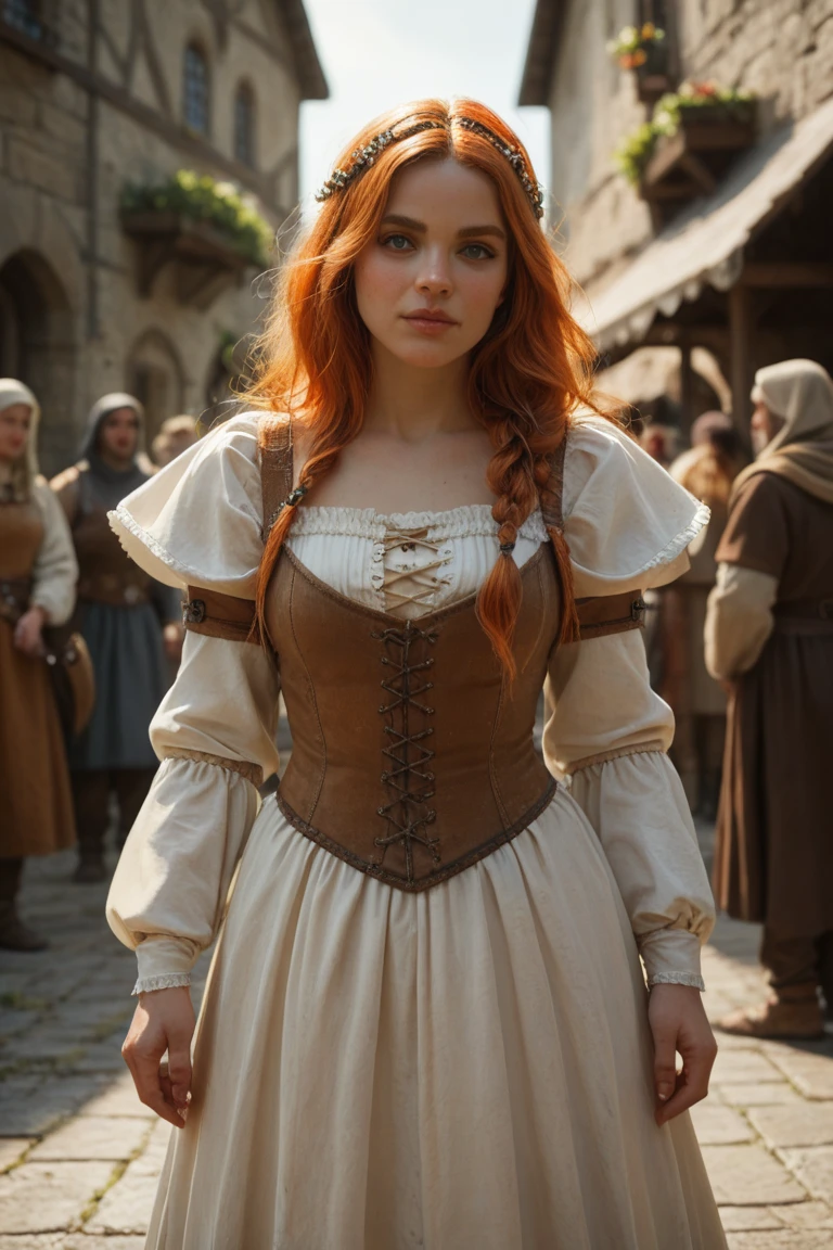 medieval girls,In medieval times,in medieval cities, poses for medieval girls, medieval costumes