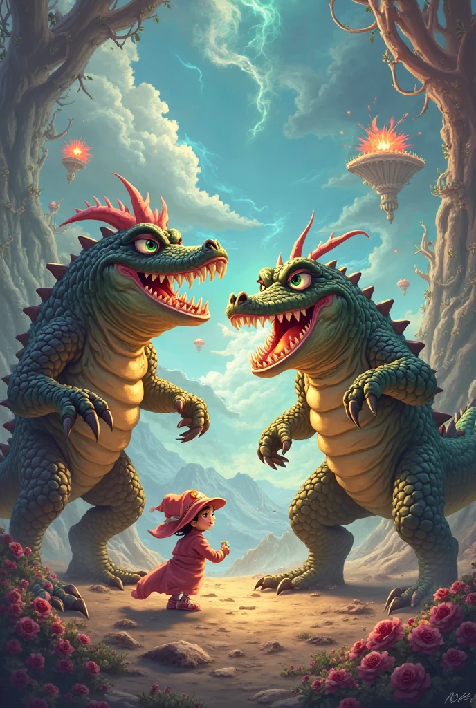 A group of dragon turtles