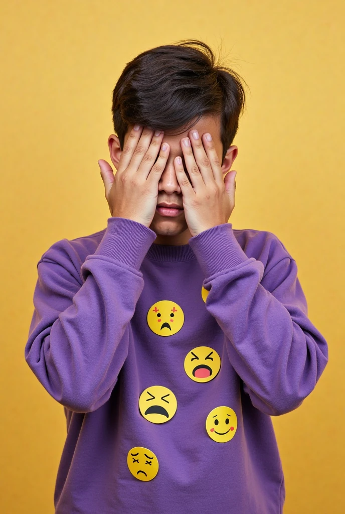 hoodie black hiding from people, hair tie dye color, wants to be safe, has a bear that is a cranberry color , is teen boy