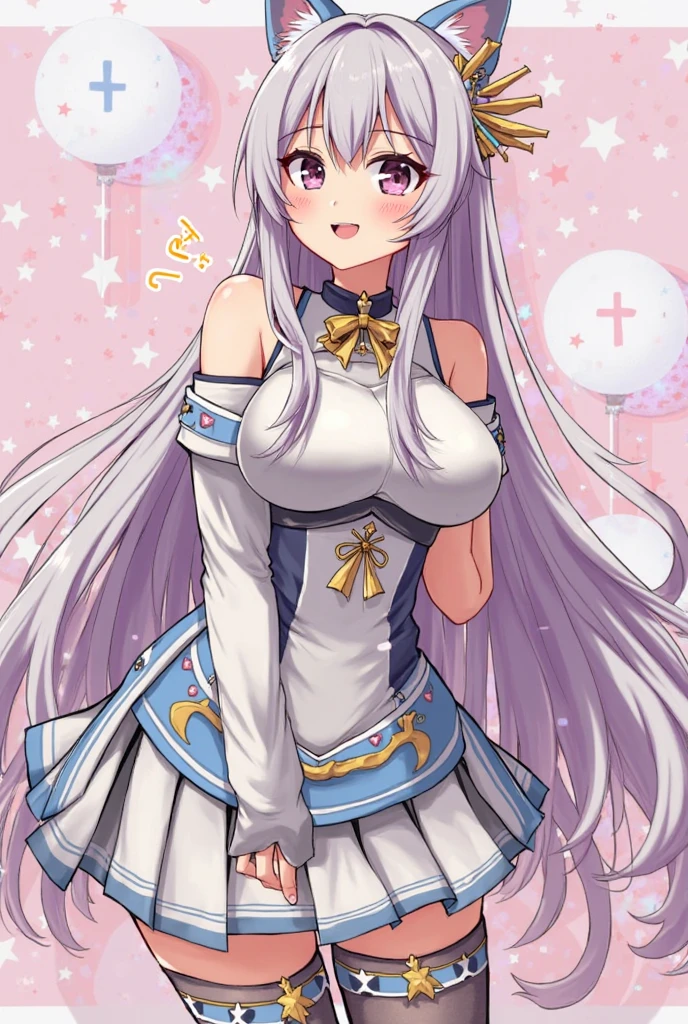 Cute girl with skirt belly punch in the corner of the ring,((masterpiece)),long hair,beautiful white skin、 ((charming))、happy smile、perfect proportions、(((Kickboxing)))、(((Mixed wrestling))), cute woman, baby face, BREAK source_anime, high detail, looking at viewer,POV, large chest, best quality, highly detailed, young face, white background,Droopy eyes,relaxed face,she attacks,frilly skirt,heart hair ornament,twintale hair, best quality, 1girl, solo, nice hands, perfect hands,