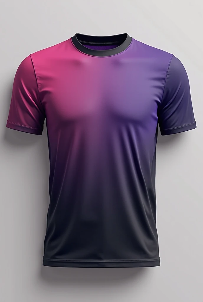 T-shirt front and back with purple gradient t9ns