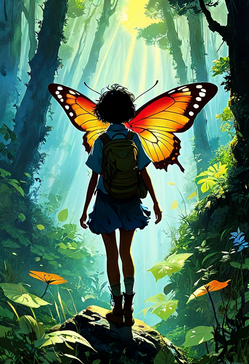 Wow," thought Andy, "I wish I could fly like that butterfly. It must be amazing to see the world from up high."