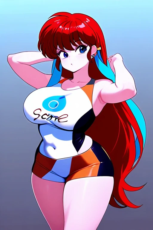 Retrato de bonita 2d, pixel art, foco no rosto, her hair is red, ruiva