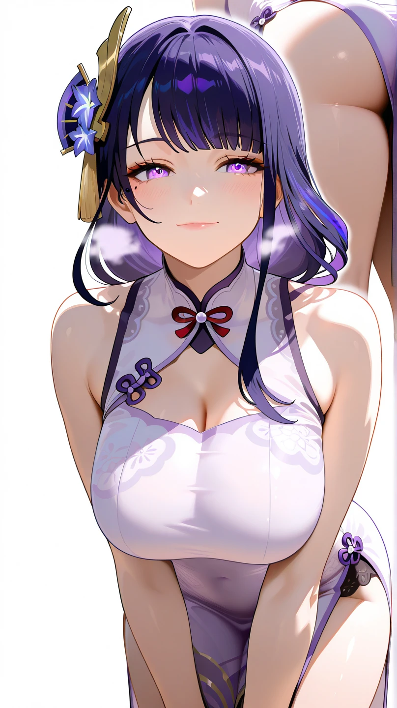 master part, best quality, Alto, 1girl, sozinho, Kochou Shinobu, ornamento do cabelo da borboleta, Purple eyes, bunda empinada, ((((tirando a roupa)))), sexy