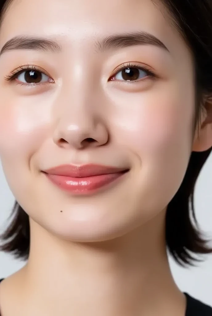 (highest quality, Tabletop, 8k, Best image quality, Award-winning works), (Face close-up:1.1), (Pure white background:1.2)