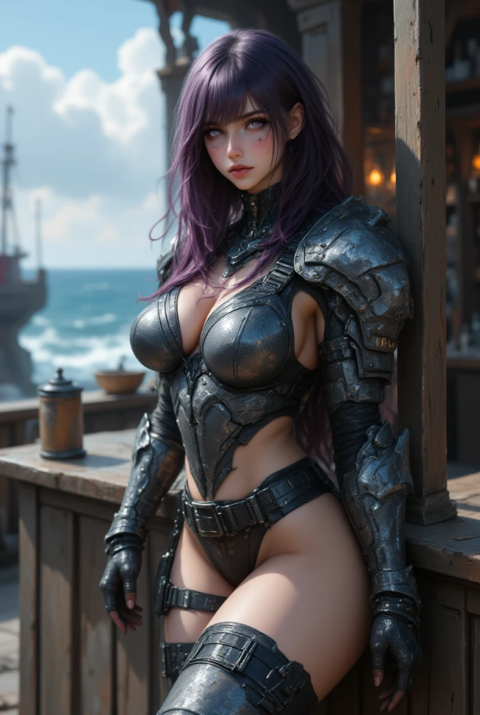 absurdres, intricate details, masterpiece, best quality, high resolution, 8k, 1girl, (lac34rmor, lace power armor, huge weapon:1.2), cape, looking at viewer, fighting stance, angry, 1girl, (detailed face, grey eyes, pink hair, eye reflection, blue necklace, outdoorull body:0.7), detailed background, cinematic lighting, fantasy background, flying pink petals everywhere, blurry background