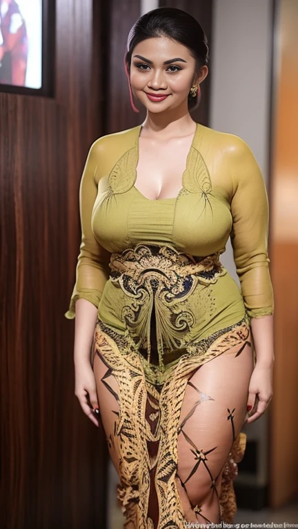 ((Columbian 35 year old buxom babe)), standing ,((super model sharp face)), ((Curly long blonde hair)),(having perfect natural round ,big thick ass,((having perfect slim hour glass figure)),((facing camera)),((having both sharp brown eyes)), ((Wearing glittering green saree draped with shawl exposing cleavage)),((8K quality, hyper realistic masterpiece enhanced image)),(( curvy body)),(( tattoo in side belly and hand and in legs)),((perfect hands)), ((perfect legs)), ((perfect fingers)), ((perfect brown tan skin)),((in a plain colourbackgroundphotoshoot)),looking at camera,sensual expression
