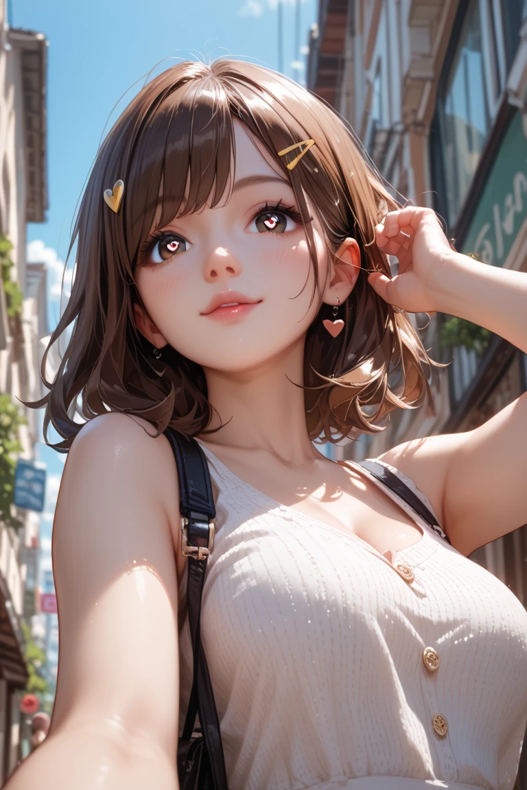 (random boyish fashion),(random pose),(random hairstyle),(Thin type),(large breasts:1.5),(Highest image quality, (8K), Ultra-realistic, Best Quality, High quality, High Definition, high quality texture, high detailing, Beautiful detailed, fine detailed, extremely details CG, Detailed texture, realistic representation of face, masterpiece, presence)