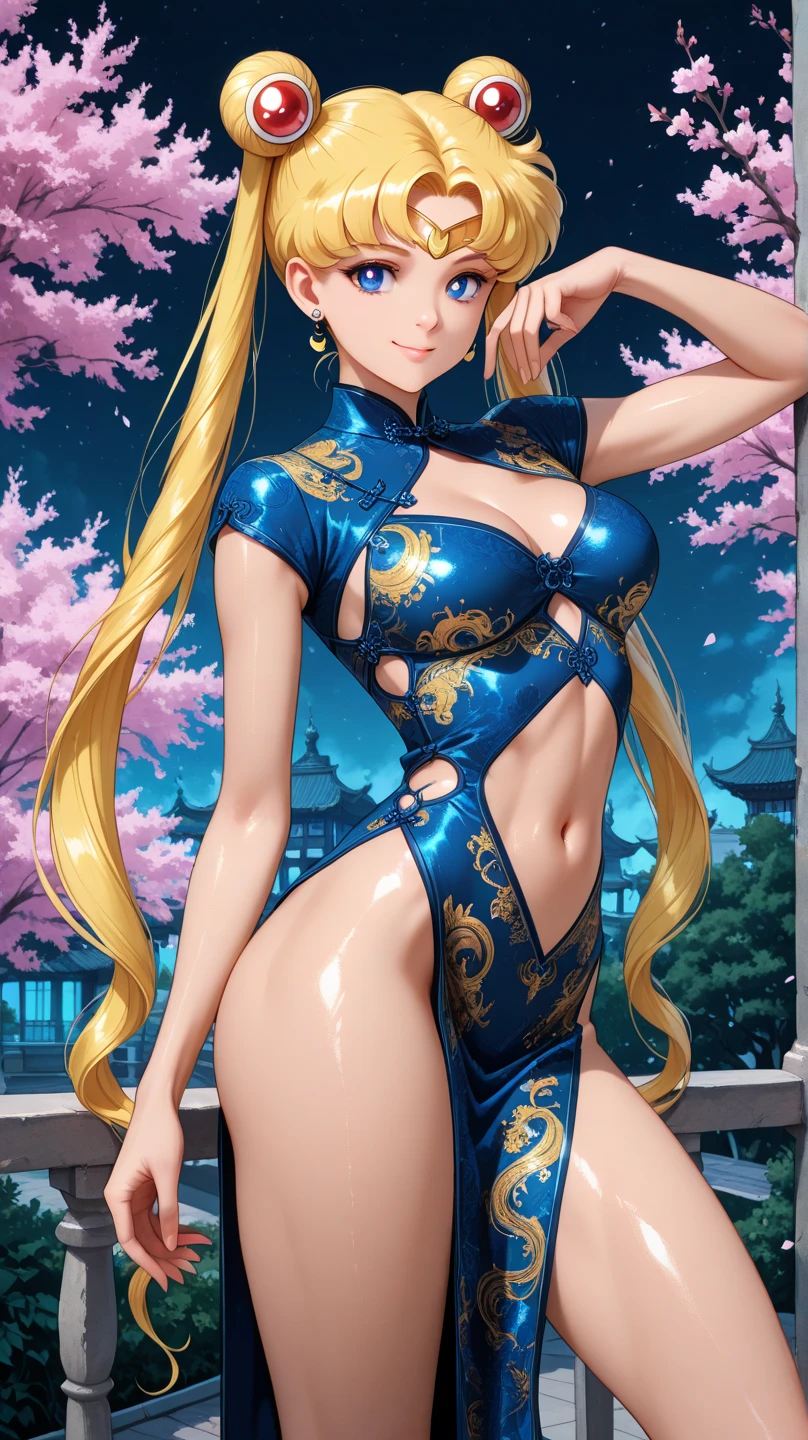 high quality, Blonde woman、body paint