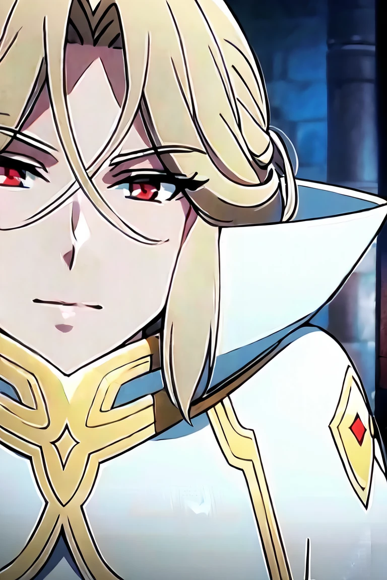 (perfect, anime style, masterpiece, high res, detailed eyes, detailed lips, detailed nose, detailed eyebrows, detailed hair strands) Elinalise, Blonde, big tits, curvy, thin, slightly muscular 