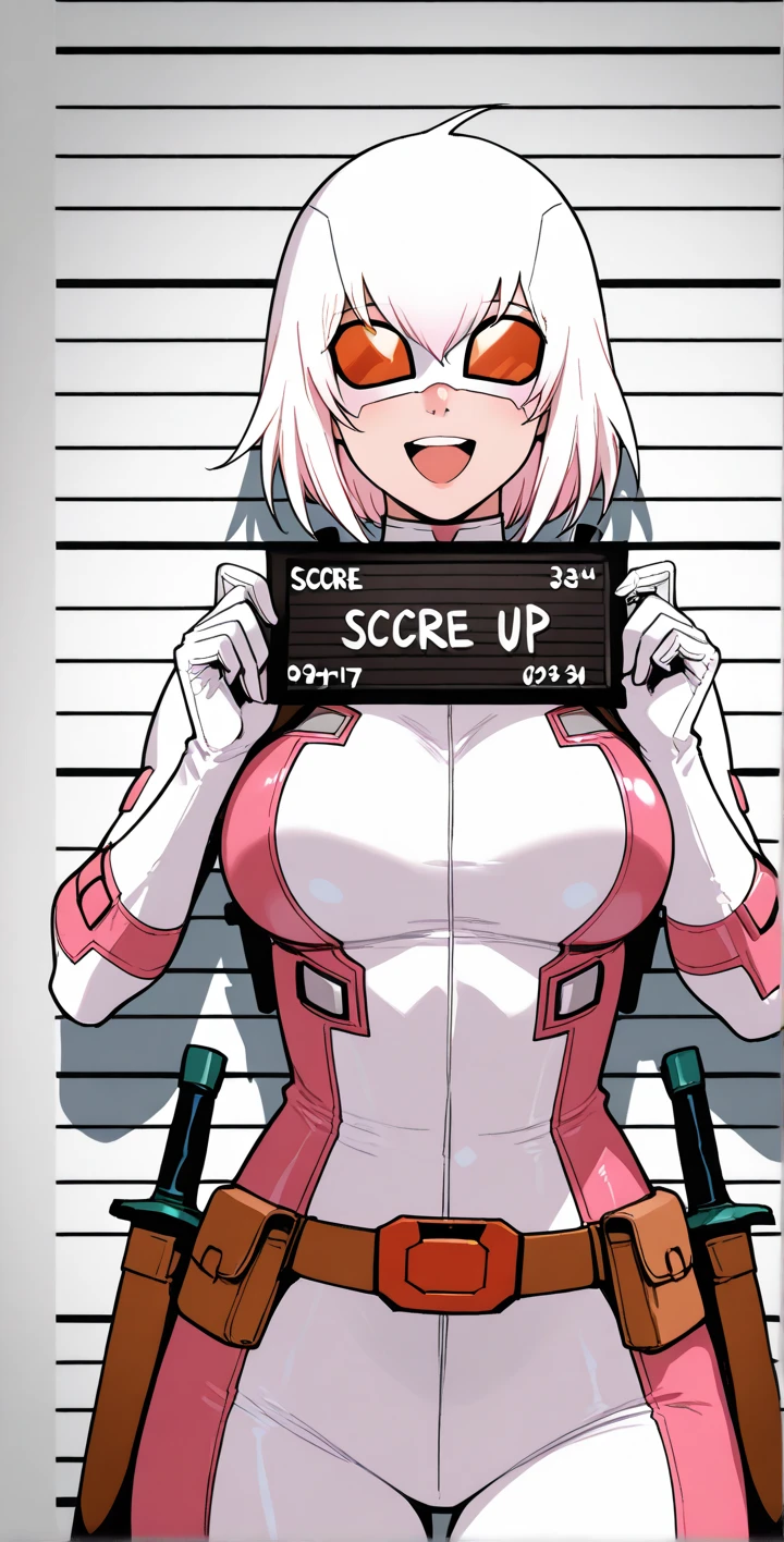 She has big  