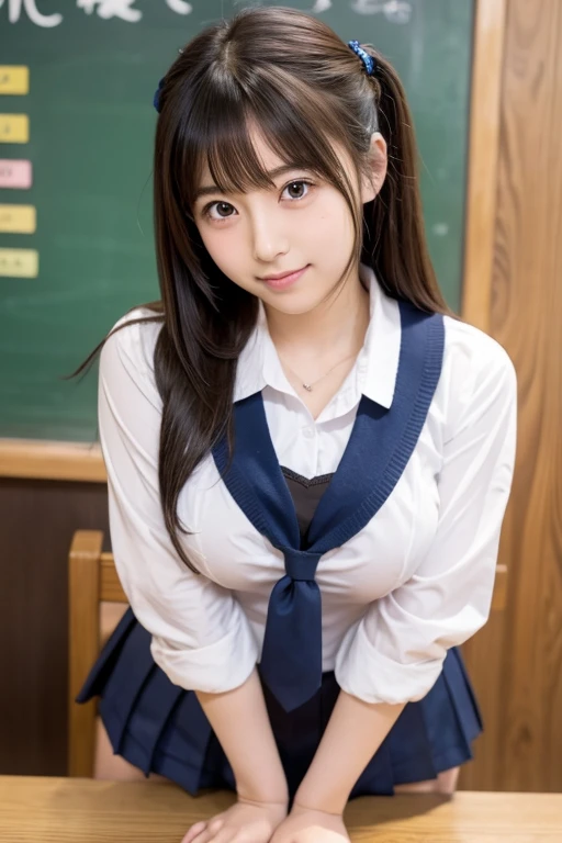 (very beautiful girl), breathtaking beauty, happy smile, (school uniform:1.3), beautiful breasts, in the class room, wonderful, pure love, love, very realistic and wonderful details, face and eyes with wonderfully beautiful details, so cute, wrapped in love, beautiful composition, dazzling light, (best quality:1.4), ultra high resolution, (Photorealistic, High Resolution: 1.4), 8K resolution, Ultra detailed and beautiful, ultra-fine details, professional photography, raw photos, cinematic light, (Realistic, Photorealistic: 1.37),((skirt lift))、sexy panties