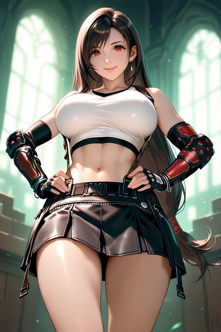 Anime girl with long hair and a sword with a white handle, from the azur lane videogame, Kantai Collection Style, azur lane style, shigenori soejima illustration, Detailed key anime art, anime style like fate/Stay Night, from girls frontline, lolish, Fine details. girls' frontline, 21, (Shorthair:1.3), (a 20 yo woman), (A hyper-realistic), (masutepiece), (8KUHD), (The walls of the room are fractal design:1.23), ((Currently, Cute and beautiful woman is changing underwear)), ((22-year-old beauty)), ((Embarrassed smile)), ((Luscious long hair)), ((plump bust)), ((shapely hips)), ((toned legs)), ((Mini skirt)), ((Gradient Eyes)), ((The background is a night view of the city)), Attractive makeup, single view , nffsw, nffsw, retinas, masutepiece, acurate, Anatomical, Scientifically correct, Textured skin, Super Detail, high detailing, High quality, awardwinning, of the highest quality, High resolution, 1080p, hard disk, 4K, 8K , 16 K