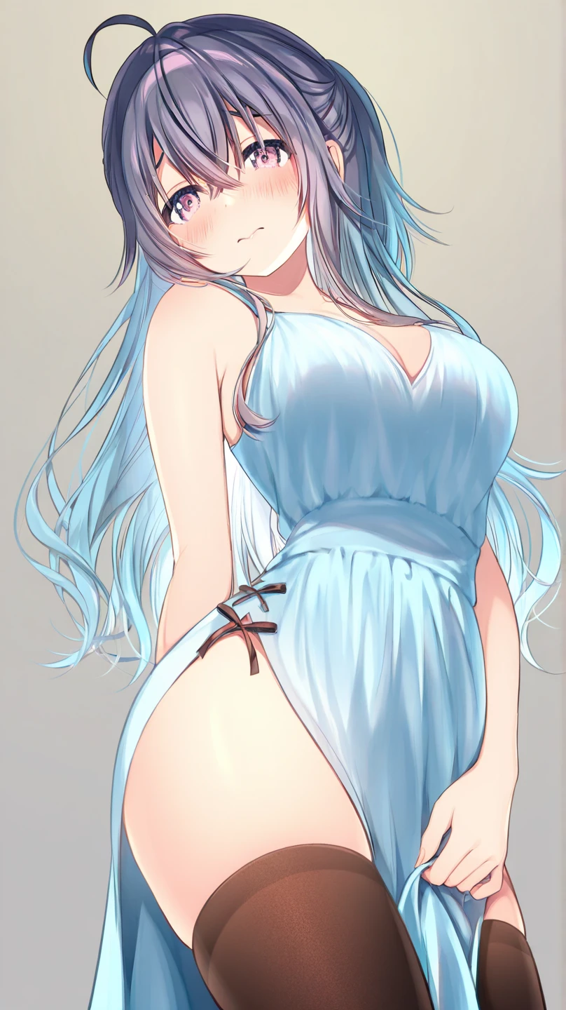 Make a woman in transparent clothes