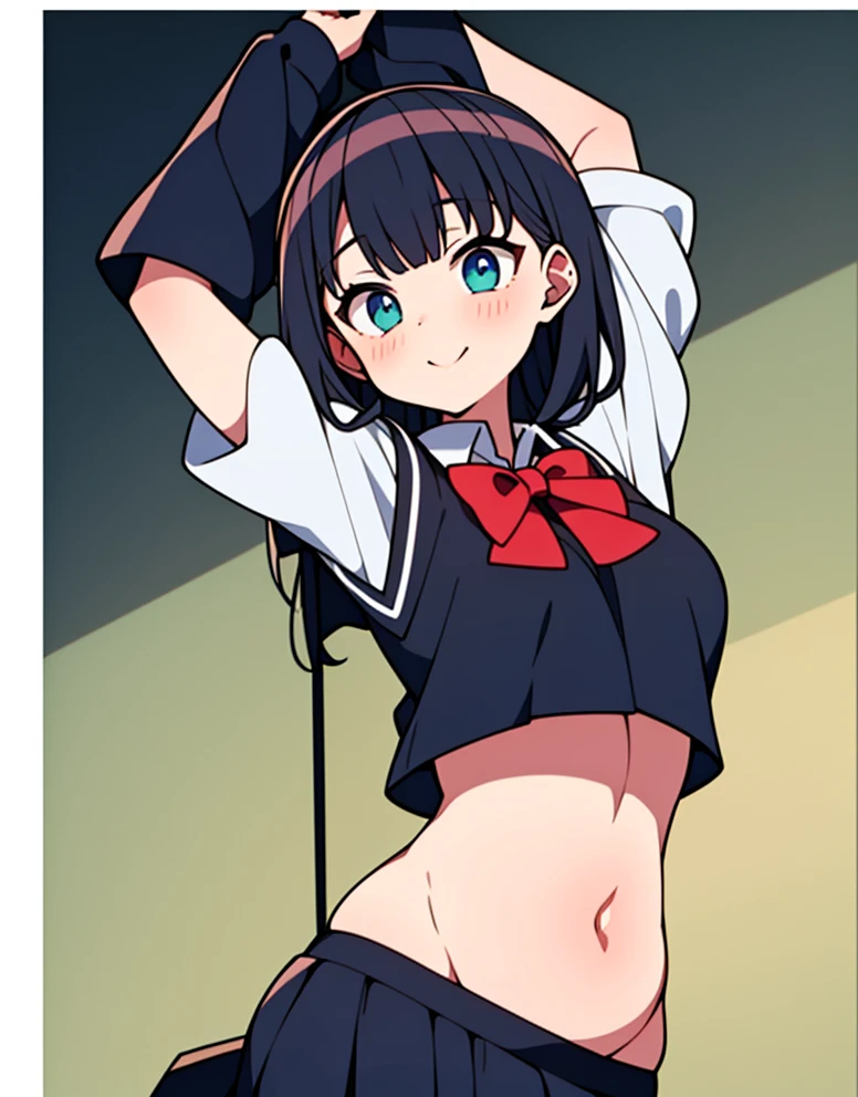 highest quality,wonderful,finely,extremely detailed CG Unity 8K wallpaper, (1 girl,black hair, blue eyes,double bun), (blindfold :1.4), (small breasts:1.3), (erect nipples), (grabbing another’s breast:1.4), (Light blue striped micro bikini:1.1), (open mouth:1.2), (long tongue:1.2), (mouth drool:1.2), (black stockings:1.1),(Thighs),(constriction)
