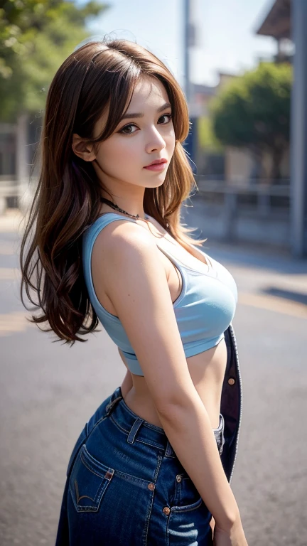 ((top-quality、8K、​masterpiece:1.3))、Tall and beautiful woman、Perfect figure:1.4、Slender Abs、Dark brown hairstyle、shorth hair、Salmon Pink Yoga Pants、No postural movement、Stand up straight、huge bust、Highly detailed facial and skin texture、A detailed eye、二重まぶた、Face with a cold、A royal sister full of fans、full body Esbian、Peach butt、Small Sports Bra、squatt、(Raw foto:1.2)、((Photorealsitic:1.4))top-quality、​masterpiece、illustratio、extremely delicate and beautiful、extremely details CG、Unity、8K Picture Wallpaper、finely detail、best qualtiy、Highly detailed CG Unity 8k wallpaper、absurderes、incredibly absurdness、huge filesize、ultra-detailliert、hight resolution、ighly detailed、a beautiful detailed girl、extremely detailed eye and face、beatiful detailed eyes、Facial light、电影灯光、1girl in、see -through,Look at viewers,plein air,Sunny and cheerful、High Ponytail、Sporty girl、ulzzang-6500、full body Esbian、yoga clothes、Sportsgirl、gym、traning、working out、Machines、Do a bench press、big breasts thin waist、full body Esbian、Ass Pre-Prix、stick out buttocks