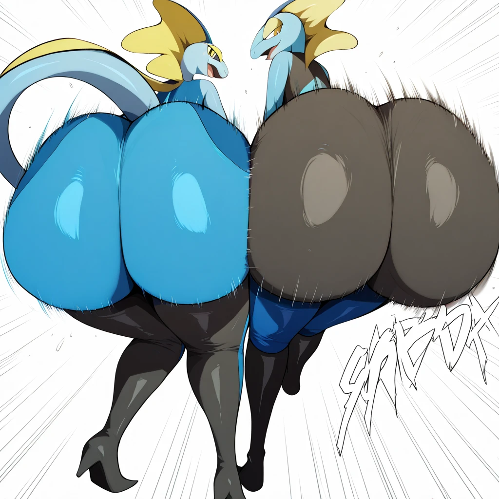 (masterpiece, best quality), best resolution, (4arms:1.2), (3heads:1.2), Felicia femboy, open mouth showing tongue, long snake tongue, green and red skin, scaly skin, long hydra neck, dragon claws, gigantic multi colored penis with gigantic balls, huge dragon wings, gigantic muscular body, full body.