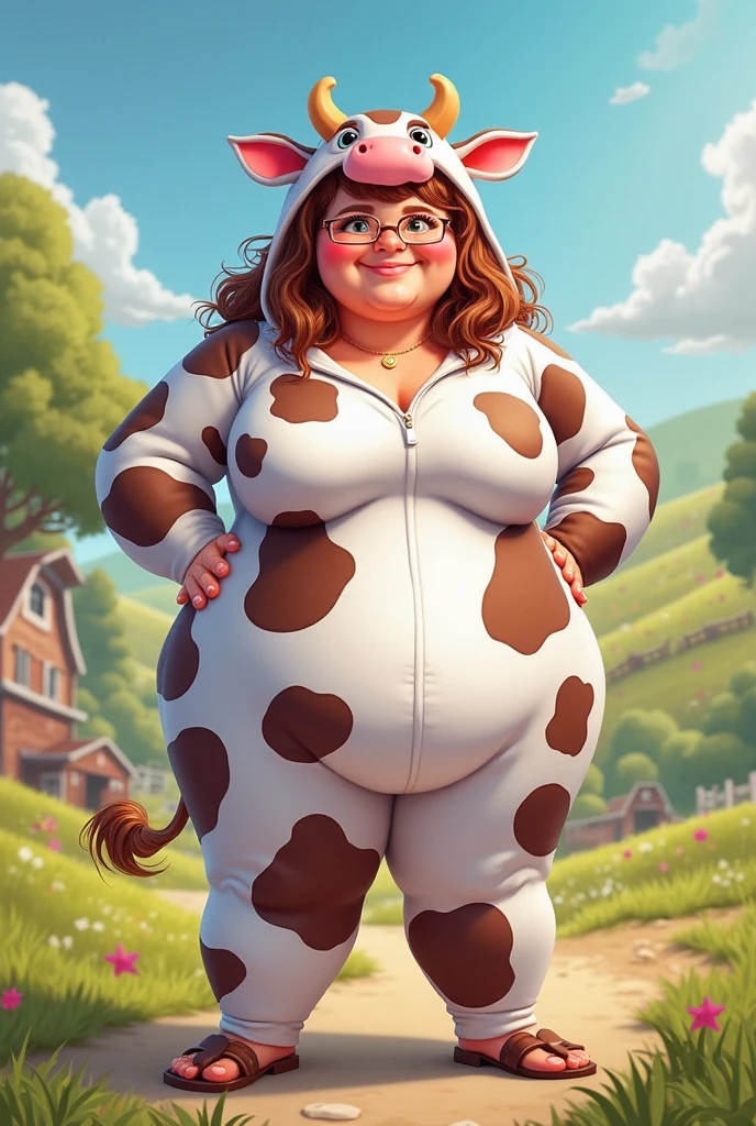((furry)) ((cow girl)) (best quality, 4k, 8k, highres, masterpiece:1.2), ultra-detailed, (realistic, photorealistic, photo-realistic:1.37), best quality, masterpiece, highres (cute bikini, the backlight makes your body silhouette stand out.), background outdoors, Raw photo, Best Quality, master piece, high resolution, detailed, (Photorealsitic:1.4), Well-defined contours, beautiful young cow girl, Beautiful perfect face, (gently smiling:1.2), perfect bodies, perfect arms, Perfect fingers, perfect leg, perfect hair, pores, Realistic skin texture, full body Shot, from below view, full body portrait, curvaceous, cow ears, cow tail, cow horns, furry cow girl, thick, large breasts, fur, cow print micro bikini, 2 piece micro bikini, micro string bikini, bikini too small, pudgy tummy