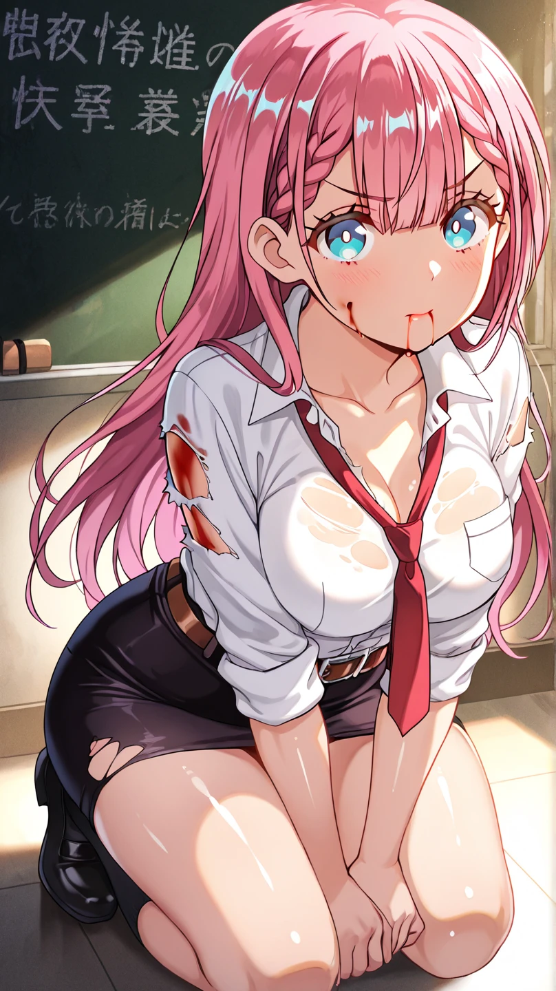  ，girl，Ruby Hoshino，blush，happy，I feel,(Ecstasy) ,,Open your mouth Masterpiece, Highest quality, , ２人のgirl, Sex,Sweating profusely，Medium breast，Open your eyes，Open the chest ,Massive cumshots in mouth and pussy，Trembling，Inserting cock into pussy、1 male，Blowjob，lick，Drooling，Massive  from cock，　　　　　
