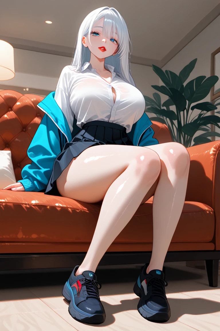 tmasterpiece， Awesome， peeping at the viewer， Realistis， The whole body is in the shot， on the lap， squatt， brunette color hair， long whitr hair， Thorough， large tall， Force real water， White less cloth transparent mini shirt， White transparent thong， beachside， RAWE is very detailed， ahegao， roll eyes， Be red in the face， Water runs in the mouth， Sticky tongue， Vaginal rundown，Leucorrhoea， blowing tides，very Bigger breasts， Grasp your breasts with both hands，spread their legs， sexually arousing， sexual expressio， Glossy glossy skin，Barefoot