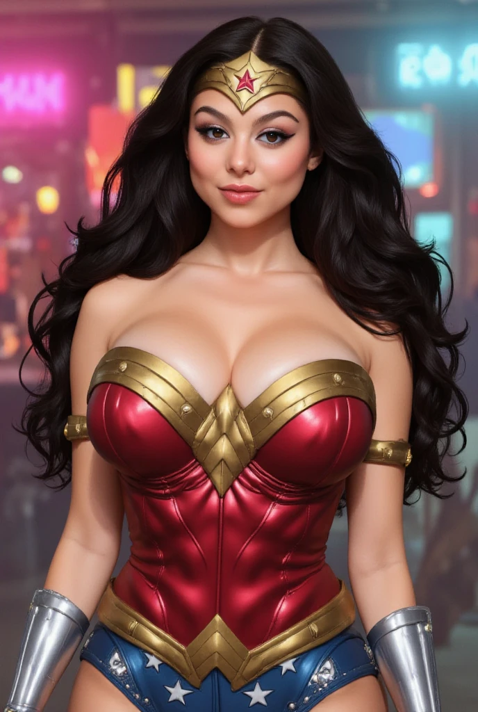 ((Dynamic view)), (((1girl:1.8))), ((exposed collarbone:1.5)) ((Bardot neck area:1.3)), style, ((black, red and gold color palette:1.4)), anime style, (((thai woman))) (((red skirt:1.4))) (((smoldering eyes))), ((thai woman:1.5)), ((black hair:1.5)), 8k, 4k, Unreal Engine 5, octane render, ((gigantic breasts:1.3)), trending on pixiv, ((exposed neck:1.7)) ((intricate details on dress:1.4)), (((exposed shoulders:1.5))), fanbox, skeb, (((long red sleeves:1.5))), masterpiece, ((short dress:1.2)),(skindentation:1.4), ((decorated sleeve cuffs:1.3)), (full lips:1.5), ((cleavage:1.4)), (((sunset lighting))), smooth soft skin, big dreamy eyes, beautiful anime wide eyes, black background, concept art, digital painting,
