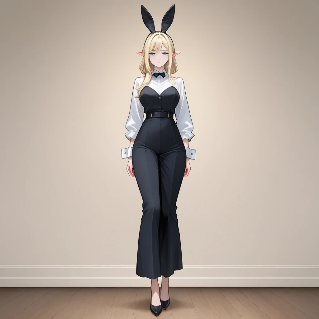 masterpiece, ((ultradetailed)), ((Animal anthropomorphism)), gangster theme, white rabbit, female, cute demeanor, underworld dealings，, short top, handsome trench coat, high heeled booties，highest quality, solo focus, (skimpy:1.04), (short:1.15) and (curvy) woman with  full body,intricate (high detail:1.1) unrealengine