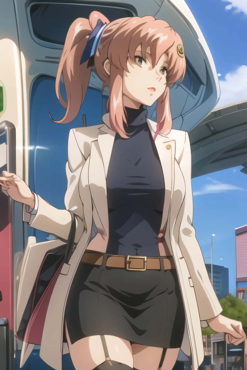 pink hair,ponytail hair ,sleeveless black wool sweater,hide your chest with a costume,2 high socks on your feet,accurate representation of hands and feet,draw big ones ,nice smile,Beautiful Legs,I'm wearing high socks with a garter belt,Can you draw a blonde,nice smile,The face is absolutely necessary,Pleated Mini Skirt,Can you draw a woman staring at a train,Draw a picture of a woman waiting in front of a car,東京の地下鉄ホームでwaiting for the train女性は描けますか, ,congestion,waiting for the train,Fun,Underground railway stations ,The sign hanging on the wall,{{X}},More delicate look ,walking alone, city tour ,,(((, I wear casual clothes inspired by tourists))), I have a SLR camera ,(Let's draw a more delicate look),(sleeveless wool sweater),( Pleated Legs,white panties),(That work is enough for one person {X} is very important for work)、 That's enough,grimace。unless the job requires it。 {X}、 , An attractive 40-year-old woman takes off her uniform、jump off, Big black wavy hair, , Big breasts, Thin Waist , , ,Faces are very important,