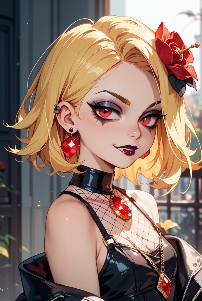 (masterpiece:1.21),(illustration:1.1),best quality,delicate details,refined rendering,(Menga style:1.21),(Toon style:1.33),8k,toon style,(Japan anime:1.21),1girl,solo girl,solo,black eyes,aqua eyes,beautiful hand,random color nail polish,lips,random color lipstick,eyeliner,eyelashes,eye shadow,makeup,playful expressions,Stylish Pose,portrait,soft lighting,front light,volumetric lighting,Ash blonde Hair,earrings,necklace,
multi-tied hair,low ponytail,hair between eyes,hair bun,<lora:add_detail:1>,Smug