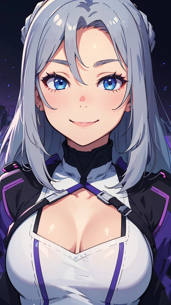32k, An extraterrestrial lifeform steals the skin of a girl on a spaceship and takes her place, mature, Big Breasts, Adjusting the face, NSFW