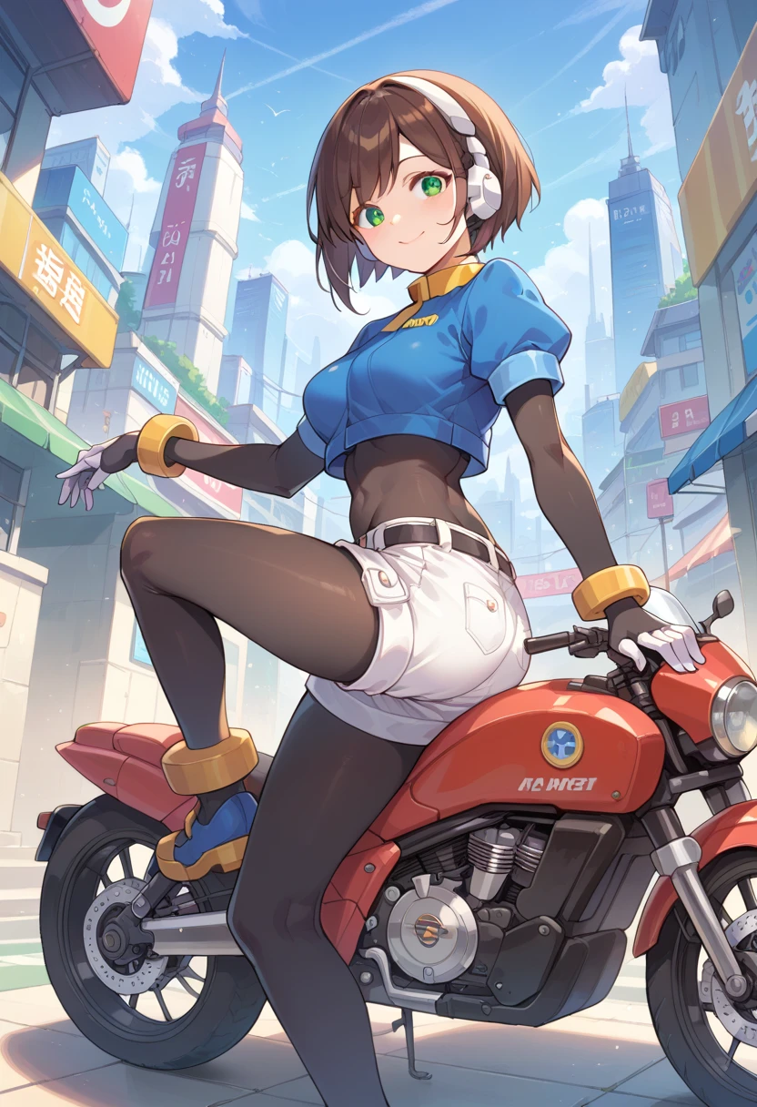 nsfw,(((masterpiece))), 1 girl, alone, looking at the viewer, short hair, brown hair, long sleeve, cleavage, closed mouth, clavicle, Orange Micro Bikini, ground vehicle, play sports often, bicycle,(sexual fluid overflowing)、(angle from behind:1.5)、bicycleにまたがっている、huge breasts、wide waist width、bending forward