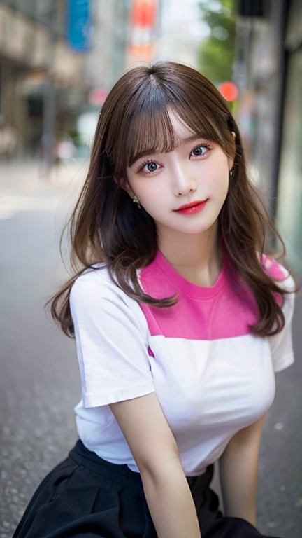 a baby face、Lori、15yo student、childish、Colossal tits、Huge breasts、Big ass、Tight pink t-shirt、erotic t-shirt、legs are long、The constriction is amazing、FULL BODYSHOT、a park、swing、stroll、naturey、the woods、Elegance、seduce sexy、Seductive face