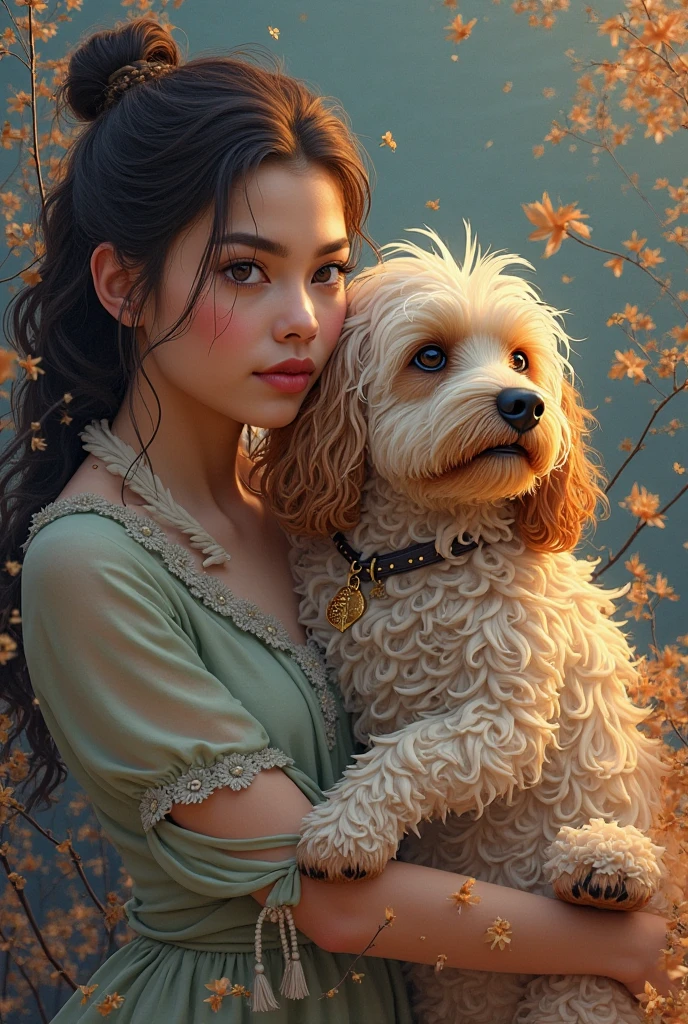 ((Top-quality Cachorro:1.3)), ((Realistic and Beautiful Cachorro:1.5)), ((Masterpiece of a Cachorro:1.2)),

Detailed description: A top-quality Cachorro, with his soft, supple fur glistening under the bright sunlight. His eyes are full of life and curiosity, reflecting the playful spirit within him. The realistic and beautiful details of his coat are accentuated by the sunlight, revealing each individual strand of fur, making this a masterpiece of a Cachorro illustration.

High-resolution: Ultra-detailed 4K and 8K CG of the C