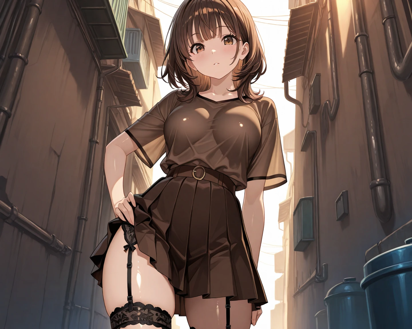 (bike shorts,:1.5)
(masterpiece, best quality, 8k:1.2)
masterpiece, best quality, 1girl, (bike shorts,:1.3), topless, blush, embarrassed, exhibitionism, beach, ,nsfw,beautiful,masterpiece,cute girl,extremely detailed and delicate,extremely fine and beautiful,beautiful and clear background, nipples, walking, hands on own chest,hinadef,tomoko,1990s \(style\),popura taneshima,1girl,shirokodef,Hifumi(Swimsuit),