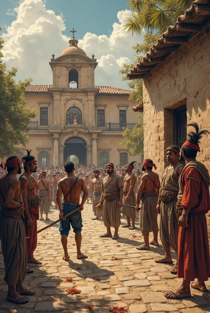 the "encomienda" It was a Spanish colonial system in which the colonizers received the responsibility of protecting and evangelizing the indigenous people in the American colonies in exchange for tribute or work.. In practice, However, It often resulted in a form of exploitation and oppression.
thes imágenes de la encomienda a menudo reflejan la dinámica de poder desigual y la explotación que caracterizó a este sistema. These images may show colonizers supervising or directing indigenous people in forced labor., sometimes in mining contexts, agriculture, or construction. They can also illustrate the imposition of European religion and culture on indigenous communities..
In colonial art and historical illustrations, The visual representation of the parcel system can be quite varied. thes imágenes suelen mostrar a los colonizadores como figuras dominantes, often in European clothing, While indigenous people can be portrayed in attitudes of submission or working under harsh conditions.
If you are looking for specific historical images, I would recommend you consult historical archives, museums specializing in colonial history, or academic databases containing engravings, paintings and documents of the period. También puedes encontrar representaciones en libros de historia que traten sobre el periodo colonial en América thetina.