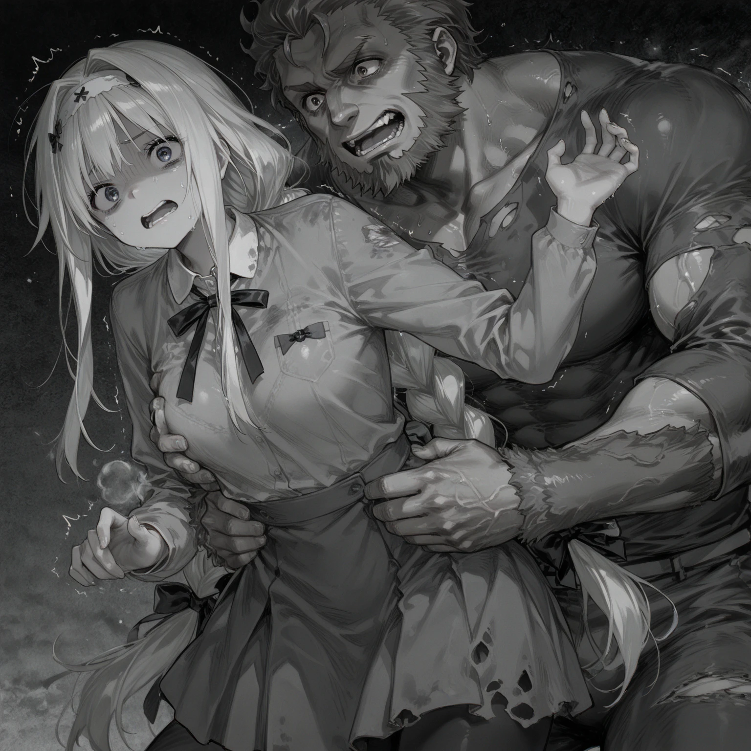 Nipples、Raped by a male Yankee、Being bullied by delinquents、Being forced to give a blowjob to a man、Dick、Covered in semen、Many large bruises、Girl、Girl、Short、Younger、Lower school year、Baby Face、flat chest、Watery eye、Marks of being beaten、Violence、Scared、At elementary schools, parks, homes, etc.、Bandage、Clothes that expose a lot of skin、No dialogue、Dynamic Angle、masterpiece、best quality、ultra-detail、scar、My hair is messy、scream and ask for help