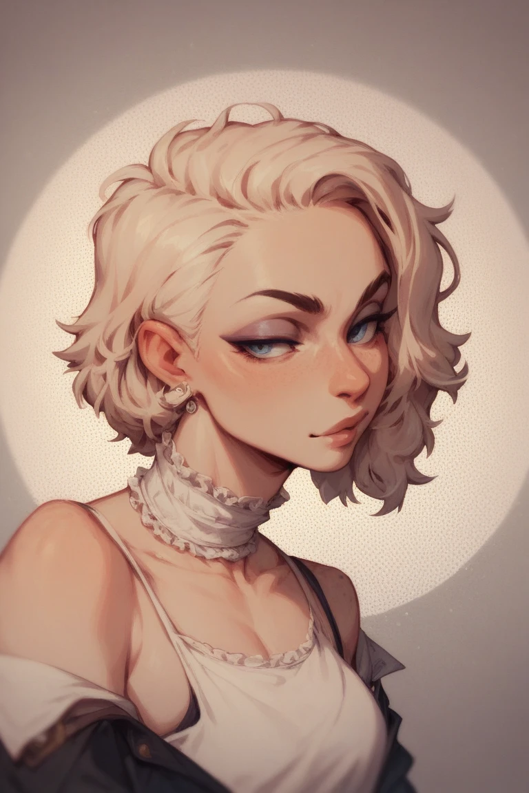 A feminie twink that has a slutty outfit on