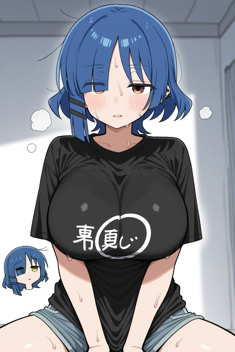 (32k, Super detailed, Ultra-detailed, Anime track and field girl: 0.8), 6+ girl, ((A girl has intense vaginal sex with a man:1.5)), (18 year old girl: 1.4), A neat and clean woman, (Bouncing Ample breasts: 1.4), valley, (Cheeky Smile: 1.1), (Black knee socks: 1.1), Camisole, mesh (White, black and light blue Tank top: 0.9), (Tube top: 1.1), T-Shirts, Off-the-shoulder crop top, mini skirt, sneakers, sandals, (Gym suit: 0.9), (Toned body: 0.9), Compression shorts, (Track and field athlete: 1.1), (cute: 1.1), (Purple hair bob cut: 1.1), (Large, bouncy breasts: 1.1), (Nipples rubbed and felt good: 1.2), Front, ((Having intense vaginal sex with a man:1.5)), (Shake your body violently: 1.2), ((The girl pistons her body violently: 1.3)), Hustle, Girl's home, NSFW