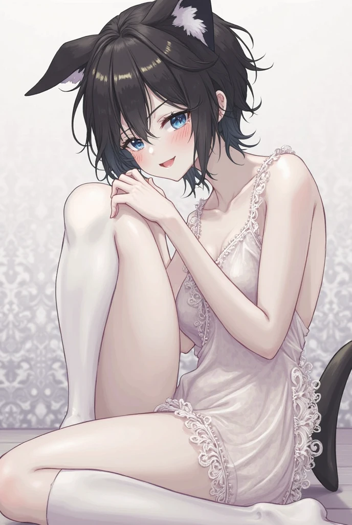 Only One Woman、short hair、Wearing lingerie、Hairy armpits