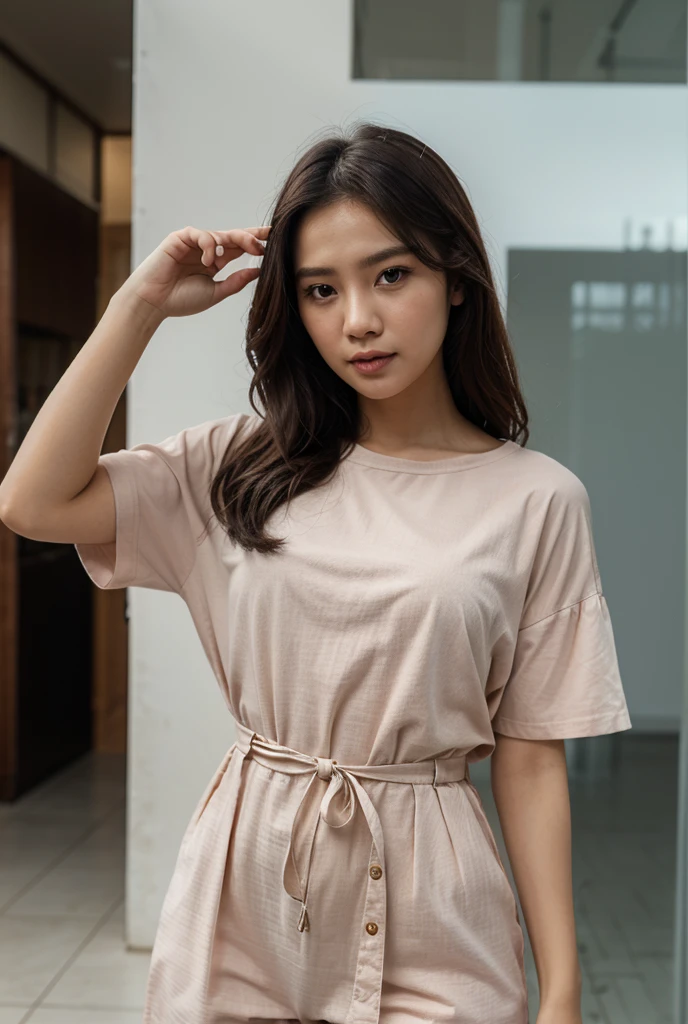 1girl,solo,<lora:GoodHands-beta2:1>,medium breasts,(full body:1.2), ( casual shirt:1.3),
black hair,, best quality,masterpiece,illustration,an extremely delicate and beautiful,CG,unity,8k wallpaper,Amazing,finely detail,masterpiece,official art,extremely detailed CG unity 8k wallpaper,incredibly absurdres,huge filesize,ultra-detailed,highres,extremely detailed,beautiful detailed,
(standing:1.5),
<lora:ViaVallen_v1:0.75>