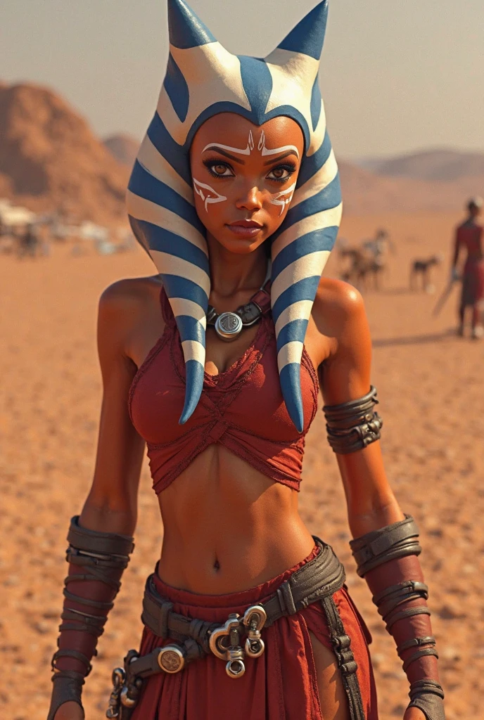 Ahsoka Tano is lactating gallons, in her underwear, yet she is not pregnant