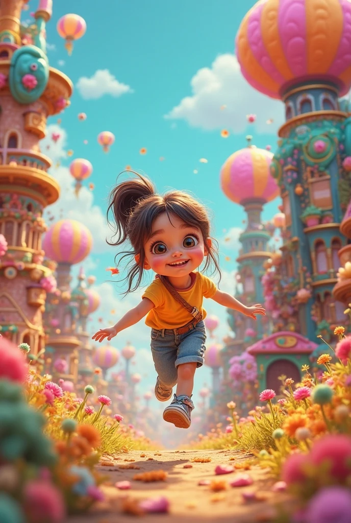 (Imagine:1.3), (full-body shot:1.5), (Wide_shooting:1.4),(full_shooting:1.4),(Realistic style:1.3),Character concept design,In this bizarre picture full of whimsy,(Funny expressions:1.2),(Sly eyes:1.1),(A little girl seems to have walked into an upside-down world:1.1),(Her behavior is full of boldness and adventure:1.2),It's like challenging an unknown and strange rule,Her eyes reflected the upside-down houses,Surrounded by flying brooms,(Start from the arm and extend to the entire palm:1.2),Like the courage that comes from taking risks,头发就像一团Black烟雾,Forming a unique shape,Black图案和装饰仿佛来自暗夜,Mysterious and spreading on her skirt,Flying like a bat,Broom waving,Beside her,The blurred moon pattern seems to be eerie.,Echoing the strange elements in her,Formed an absurd magical world,the Dark background highlights the bravery and curiosity of the girl,(Mysterious atmosphere:1.3),(Black:1.3),(Dark:1.2),(Red:1.1),(Magic Broom:1.1),(Dark Red:1.1),(Asymmetry:1.4),(Strange magical power:1.7),Mysterious Bat,Tangled branches,(enclose_neck:1.4),(Bat maze:0.9),(Weird green bat:1.4),(Pale and mysterious face:1.5),(Pointed tiger teeth:1.8),(Magic pattern:1.6),(A mysterious and playful look:1.3),Ultra wide angle, Ultra HD, Anatomically correct, precise, masterpiece, The award-winning, 8 thousand